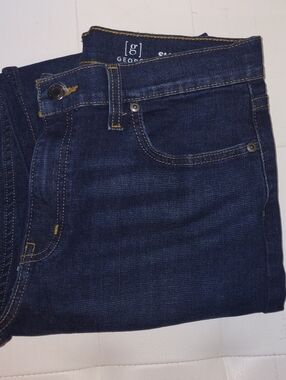31x30 George [g] Straight Leg Dark Wash Blue Jeans